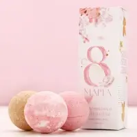 Бомбочки для ванны &laquo;С 8 марта!&raquo;, 3&times;40 г, Чистое счастье