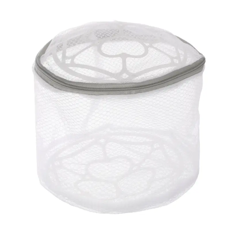 Мешок для стирки белья тм VETTA, цилиндр, на замке, пластик, полиэстер, d15х16h см