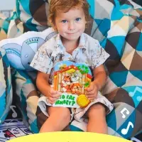 Музыкальная книга &laquo;Кто где живёт&raquo;, 14.4&times;17 см, 10 стр.