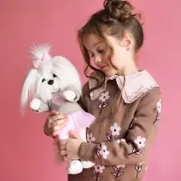 Мягкая игрушка "Lucky Mimi: Розовое сердце", с каркасом, 37 см