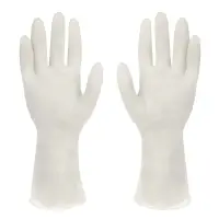 Перчатки хозяйственные ультра-прочные, тм VETTA, ПВХ, 55 гр, размер M, цвет белый, поливинилхлорид