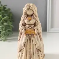 Фигурка гипс &laquo;Берегиня Лунница&raquo;, 14&times;7 см, слоновая кость