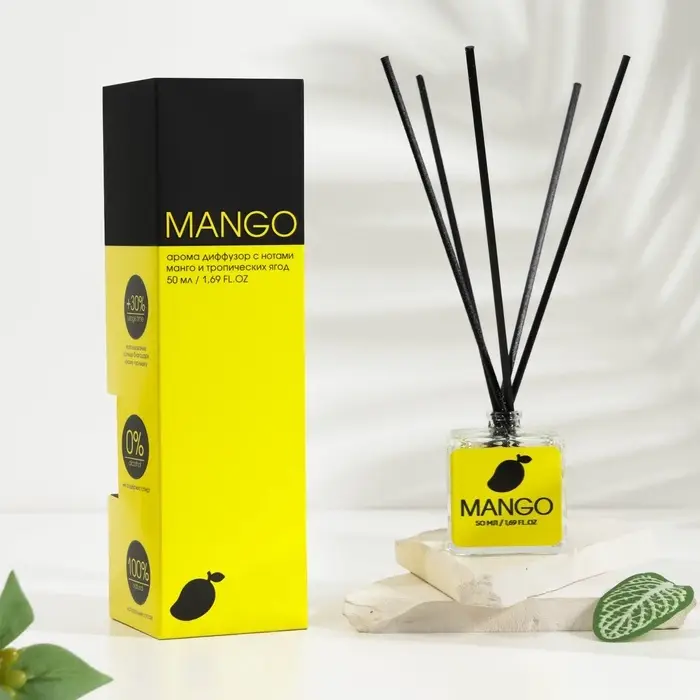 Диффузор ароматический NEON AROMA HOME Диффузор ароматический NEON AROMA HOME "MANGO", 50 мл