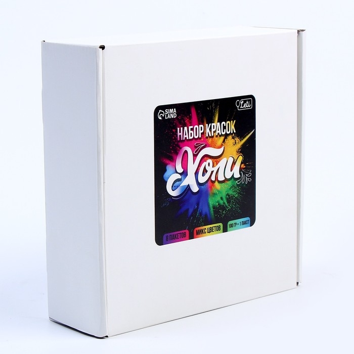 Набор красок Холи 8шт. 100гр.