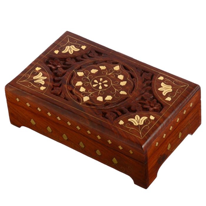 Шкатулка  Шкатулка "Клеменс" дерево 20х12х6 см