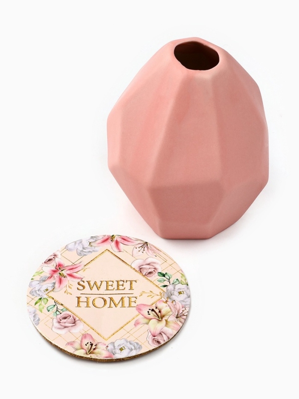 Ваза для цветов и подставка «Sweet home», 9 х 7 х 7 см. Ваза для цветов и подставка «Sweet home», 9 х 7 х 7 см.