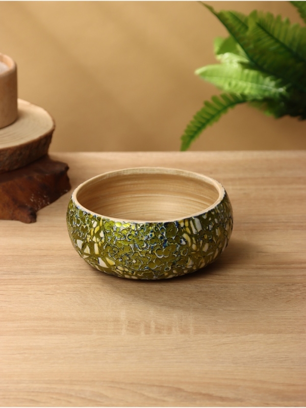 Ваза 15х15х6 см, бамбук