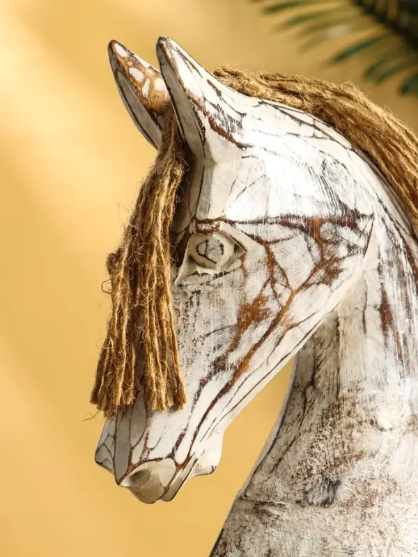 Сувенир интерьерный "Конь" дерево, 37х10х48 см