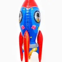 Воздушный шар фольгированный 3D 50" &laquo;Ракета&raquo;