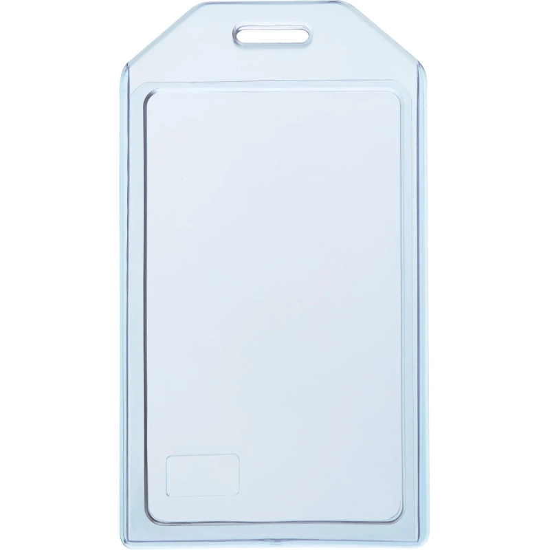 Бейдж Attache вертикальный 58х104, прозрачный, мягкийT-065V ,10шт