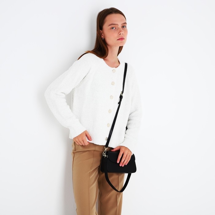 Сумка-мессенджер на магните, цвет чёрный Сумка-мессенджер на магните, цвет чёрный