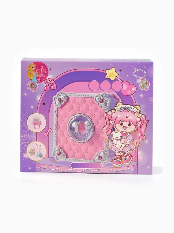 Набор детский "Выбражулька" 73в1 волшебная книга для создания украшений, кольца, брелоки