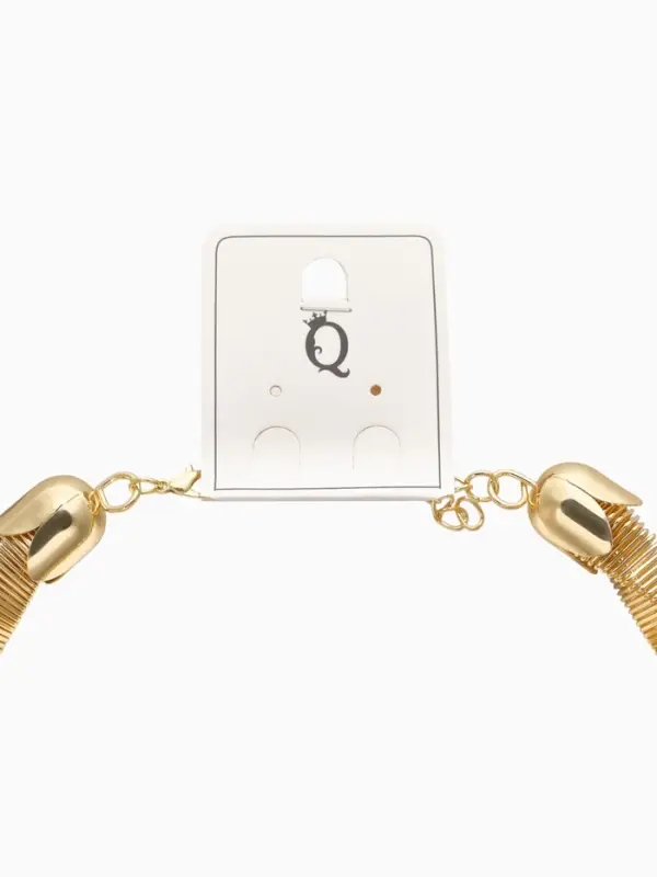 Чокер &laquo;Кручёный Обруч&raquo;, цвет золото