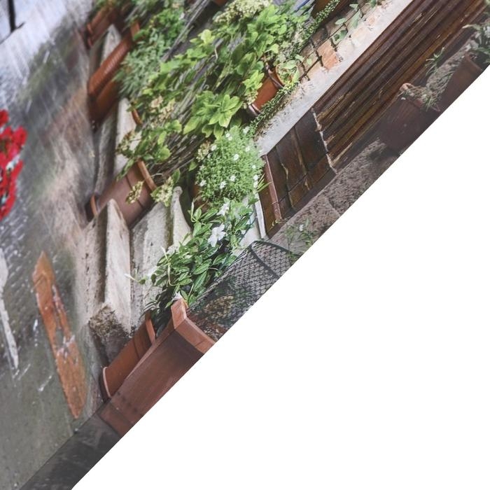 Картина-холст на подрамнике  Картина-холст на подрамнике "Улочки Италии" 60х100 см