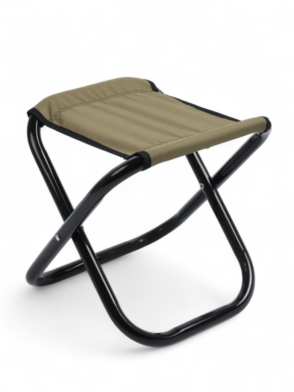 Табурет складной малый 22 мм, 35 х 26 х 26 см, зелёный