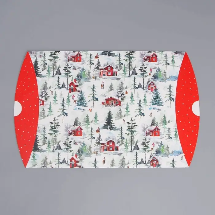 Коробка новогодняя складная фигурная «Поздравляю с Новым годом!», 26 х 19 х 4 см