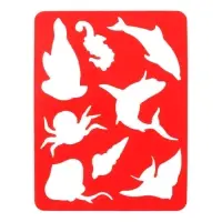 Трафарет - раскраска Calligrata, набор, 6 штук, для девочек