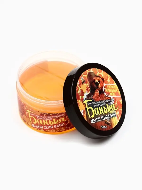 Мыло для бани густое &laquo;Банька&raquo; кленовый мёд, 250 мл