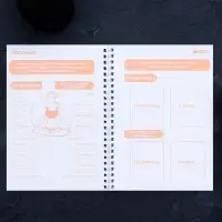 Дневник тренировок &laquo;Собственный челлендж&raquo; на пружине, 25 листов