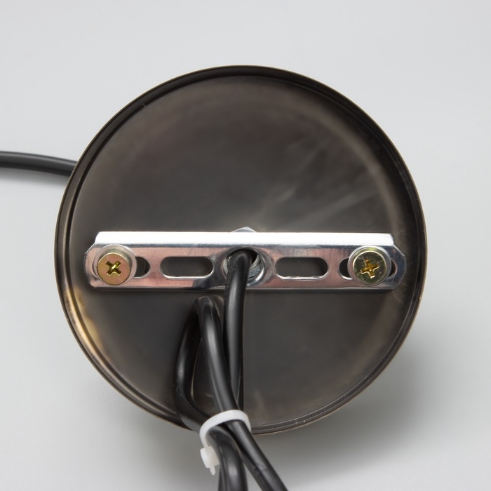 Светильник Светильник "Лорд" 1х40Вт Е27 бронза/черный 12х12х34(134)см