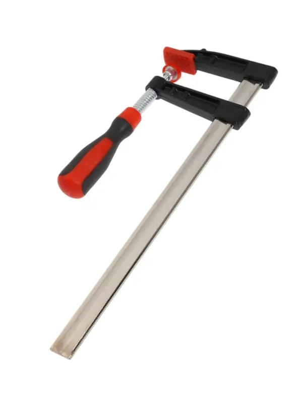 Струбцина F-образная усиленная ТУНДРА, тавровый профиль, 2К рукоятка, 300&times;80&times;380 мм