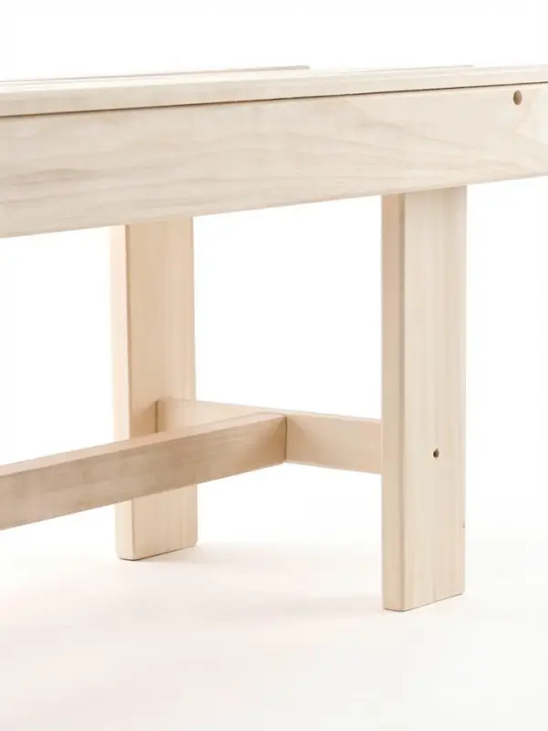 Лавка деревянная для дачи и бани, 150&times;40&times;41 см, из наличника