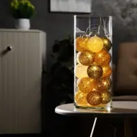 Гирлянда &laquo;Нить&raquo; 5 м с насадками &laquo;Клубки кремовые&raquo;, IP20, прозрачная нить, 20 LED, свечение тёплое белое, 220 В