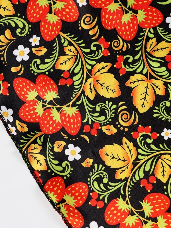 Карнавальный набор Карнавальный набор "Девица-красавица" воротник, баска с клубникой