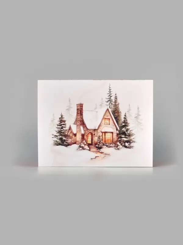 Коробка для сладостей &laquo;Новогодний венок&raquo;, 20&times;15&times;5 см