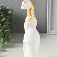 Фигура керамика &laquo;Кошка Багира&raquo;, 20 см, белый