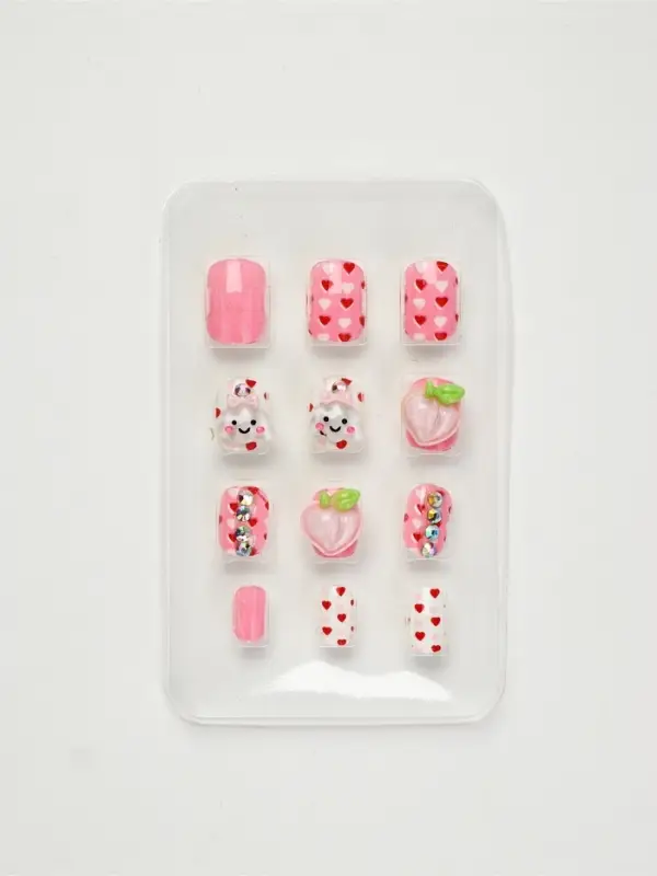 Детские накладные ногти &laquo;Ты-милашка!&raquo;, 12 шт.