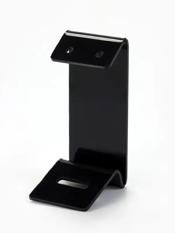 Подставка под серьги, кольцо, 4×4.5×9.5 см, толщина 2 мм, чёрная Подставка под серьги, кольцо, 4×4.5×9.5 см, толщина 2 мм, чёрная