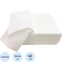 Салфетка однораз. спанлейс, 20х30, белый, 100 шт/уп Т