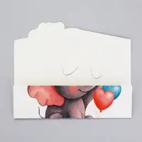 Конверт для денег формовой &laquo;Слоник&raquo;, 17.5&times;10 см