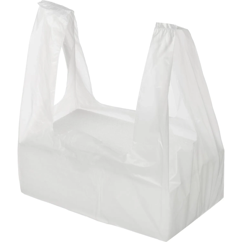 Пакет-майка ПНД 16+12х30 9 мкм 100шт./уп. белая