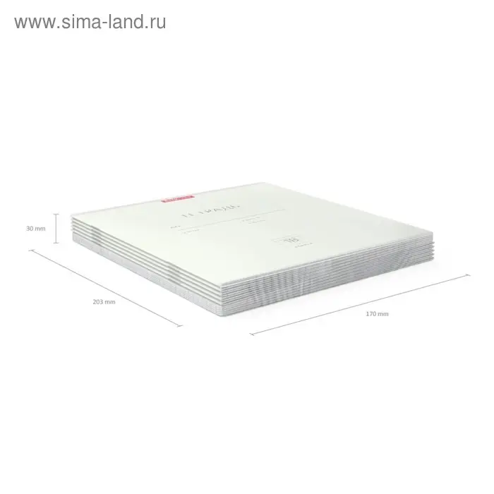 Тетрадь 18 листов в клетку ErichKrause Bright &laquo;Классика&raquo;, обложка мелованный картон, блок офсет, белизной 100%, МИКС (1 вид обложки в пачке)