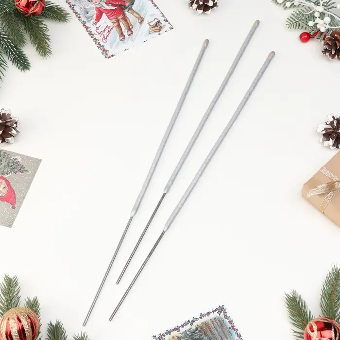 Бенгальские огни, 40 см, 3 штуки, «Золото России» Бенгальские огни, 40 см, 3 штуки, «Золото России»