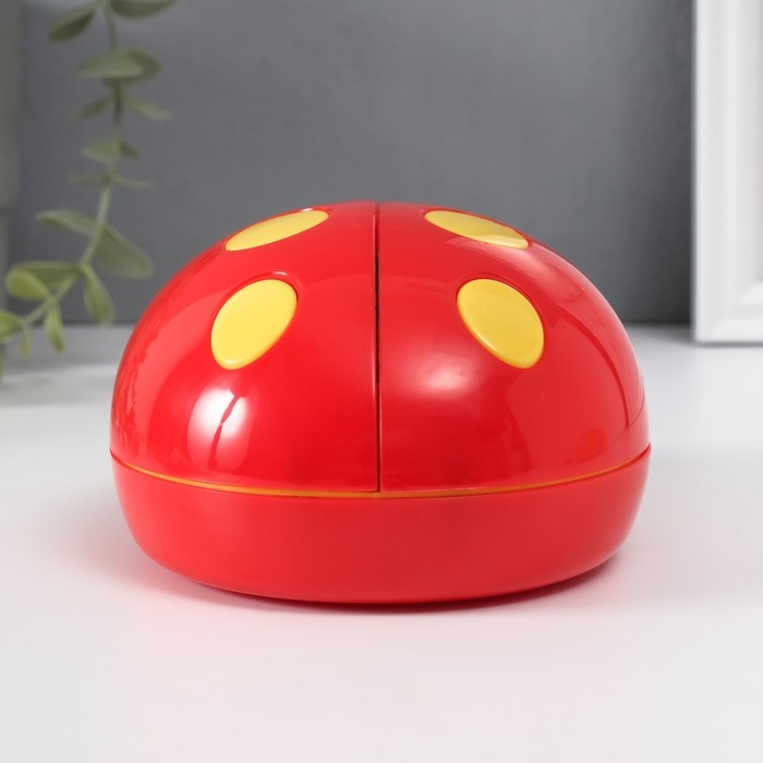 Шкатулка музыкальная механическая Шкатулка музыкальная механическая "Божья коровка" красная 12х15х8,5 см