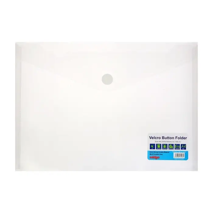 Папка А4, на липучке, горизонтальная, МИКС