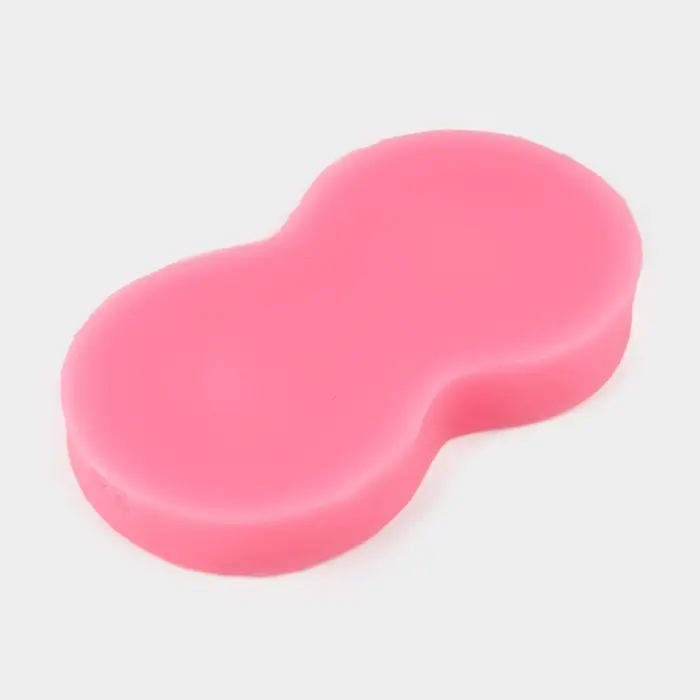 Молд для заливки &laquo;Пасхальное яйцо&raquo;, силикон, 2 ячейки, 10.4&times;5.5 см, розовый