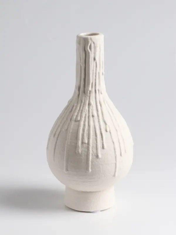 Ваза «Кристилис», 22×10.5 см, керамика, белая Ваза «Кристилис», 22×10.5 см, керамика, белая
