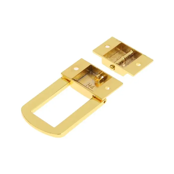 Замок-защелка на ящик ZM01, 4.3&times;3.2 см, цвет золото, 4 шт. TMP