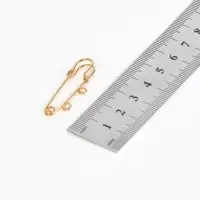 Булавка для подвесок PO-035, №01, 2 шт. 3.5&times;0.5 см, цвет золото