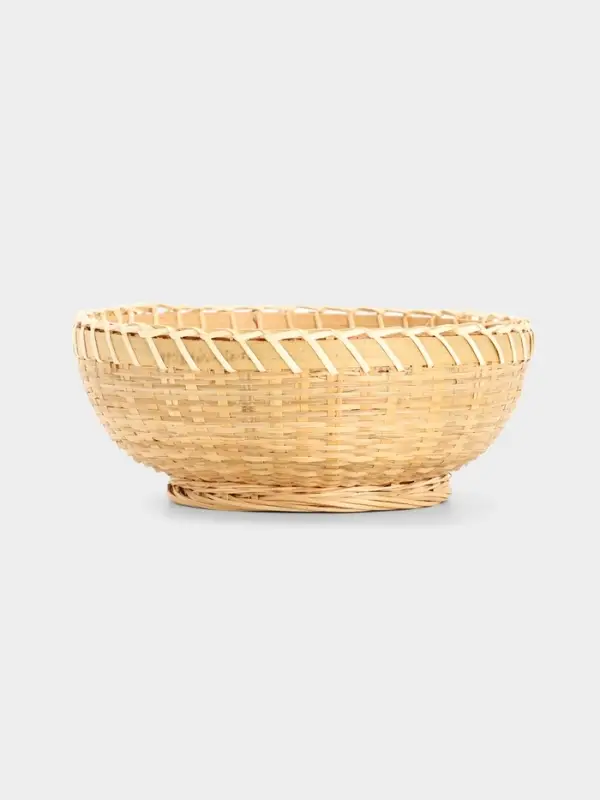 Фруктовница бамбуковая, 19 см