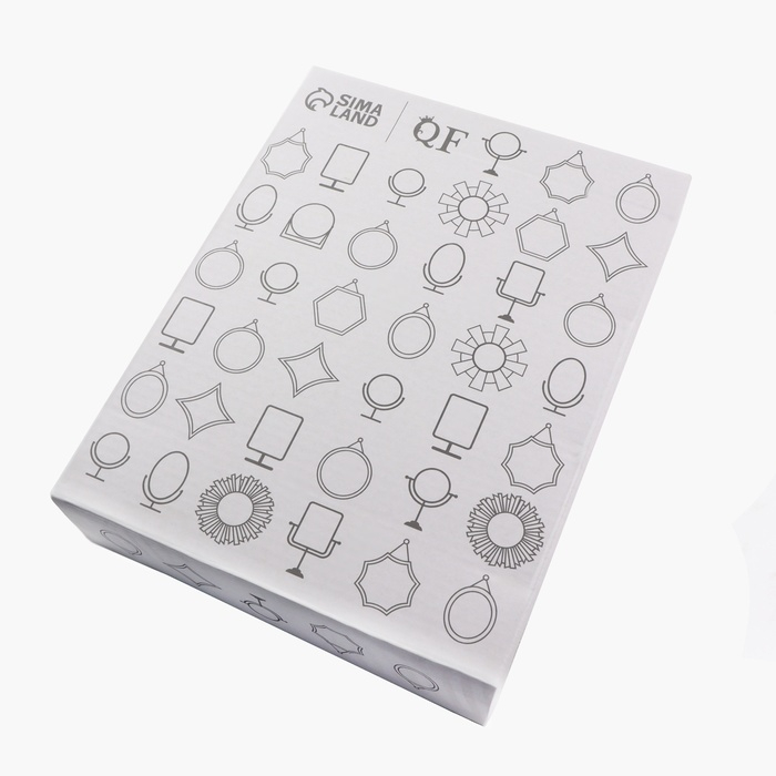 Зеркало настольное, двустороннее, с увеличением, зеркальная поверхность 13,5 × 18,5 см, цвет бежевый Зеркало настольное, двустороннее, с увеличением, зеркальная поверхность 13,5 × 18,5 см, цвет бежевый