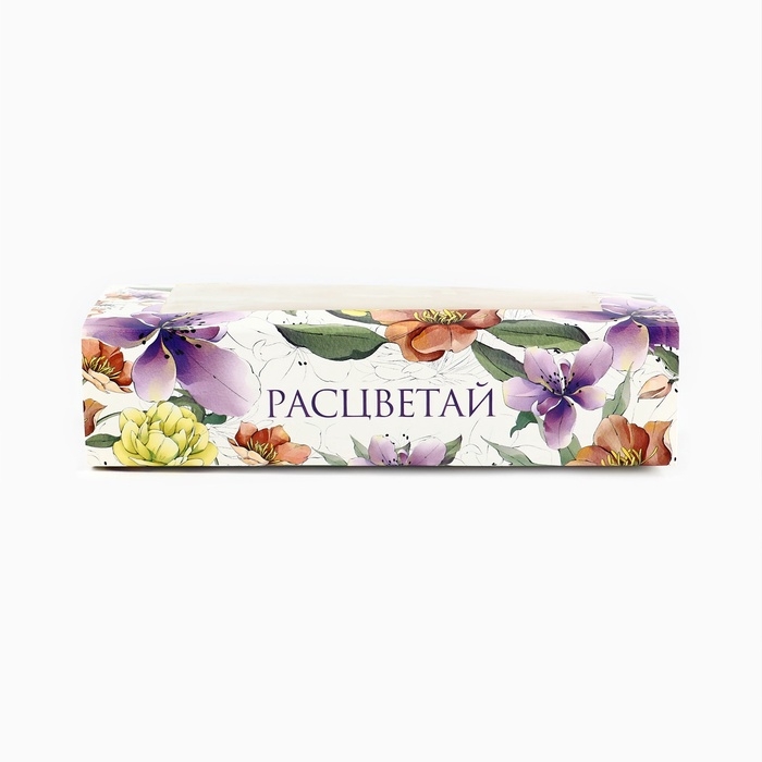 Коробка под 6 конфет с ячейками «Расцветай» 14.5 х 9.5 х 3.5 см Коробка под 6 конфет с ячейками «Расцветай» 14.5 х 9.5 х 3.5 см