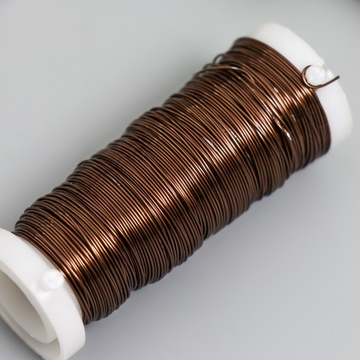 Проволока для творчества Проволока для творчества "Коричневый" 30 метров, толщина 0,3 мм 5,5х2,2х2,2 см