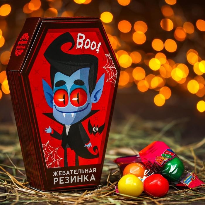 Хэллоуин Жевательная резинка «Воо»: со вкусом тутти-фрутти, 47 г. Хэллоуин Жевательная резинка «Воо»: со вкусом тутти-фрутти, 47 г.