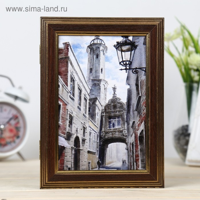 Ключница Ключница "Старинная арка" венге 15х21 см