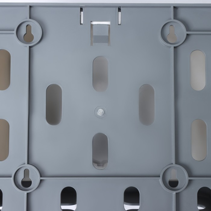 Диспенсер бумажных полотенец в листах, 26×12×22 см, цвет белый